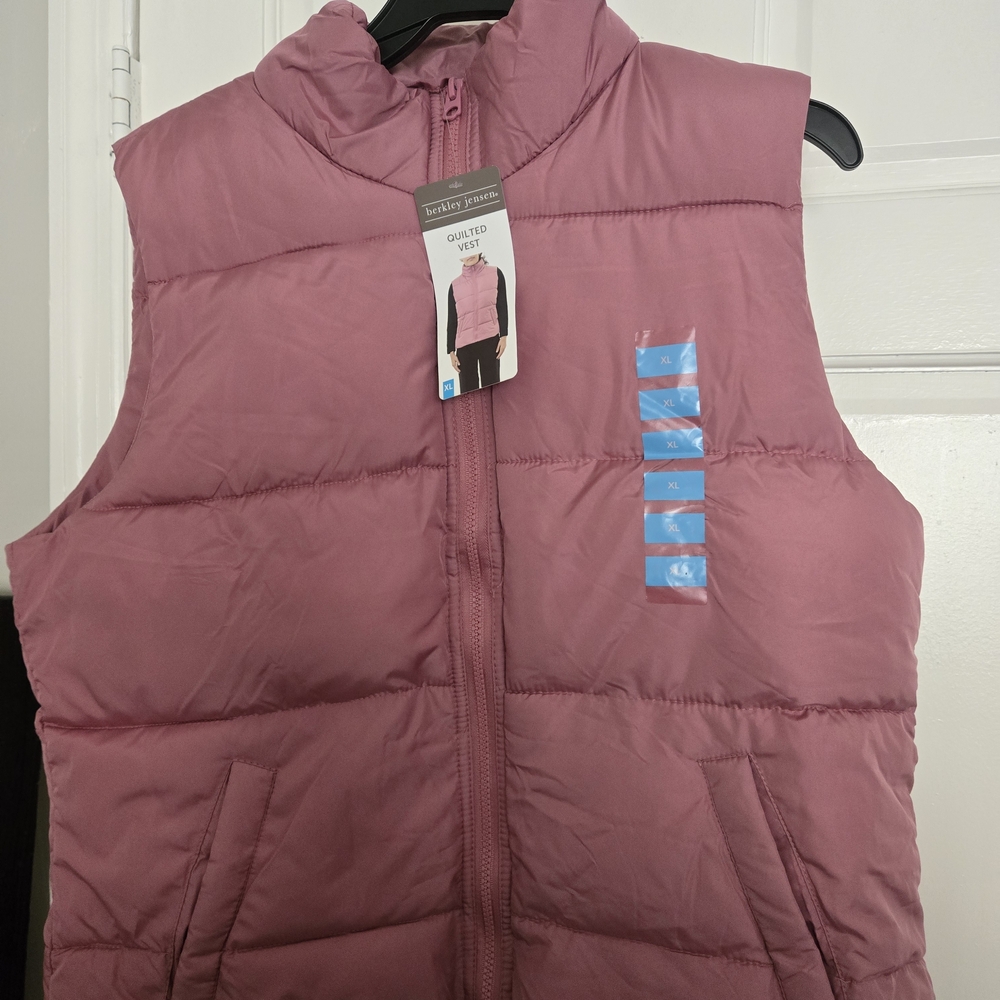 Pink Puffer Vest